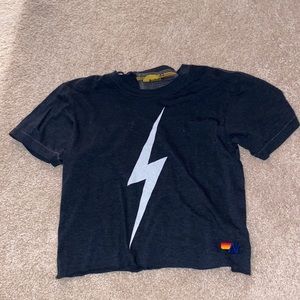 Aviator Nation soft lightning bolt tee